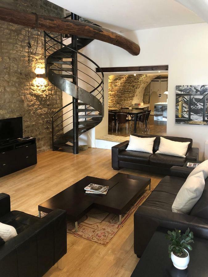 Villa Authentique Et Architecturale - Centre Ville Forcalquier Esterno foto